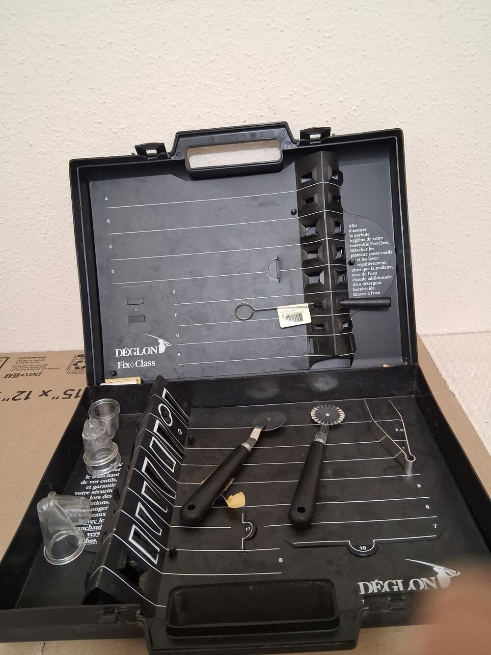 Deglon Fix-Class Professional Pastry Chef Tool Set France Case & Decorating Tool